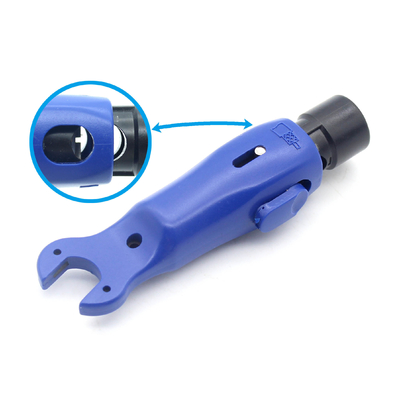 CABLECON blu di grado industriale, chiusura per cavi coassiali RG59 RG6