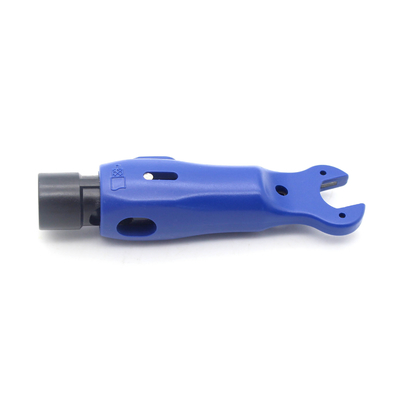 CABLECON blu di grado industriale, chiusura per cavi coassiali RG59 RG6