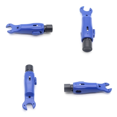 CABLECON blu di grado industriale, chiusura per cavi coassiali RG59 RG6