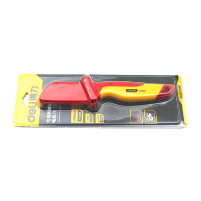 Di' addio al noioso spogliarello con il coltello elettrico multifunzione rosso/giallo