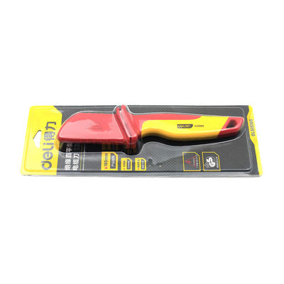 1000V VDE Strumenti isolati Dismontaggio del cavo coltello con supporto OEM e maniglia di plastica