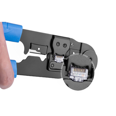 Strumento di ritaglio di grado industriale per il cavo LAN di rete 8P8C Cat5/5e/6/6a catx Rj45 Rj11