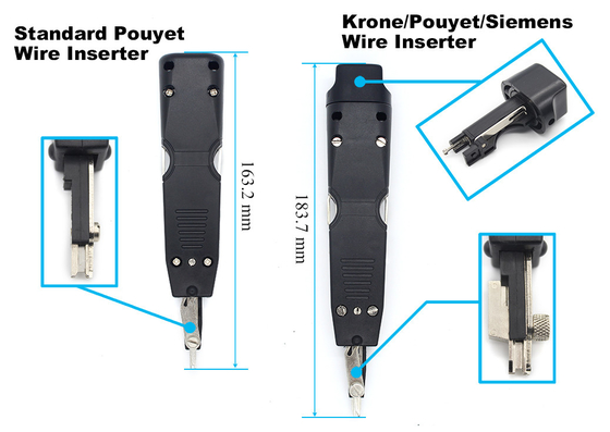 Materiale del corpo ABS STG Tipo Pouyet Inserzione IDC Termination Punch Down Tool Grado industriale