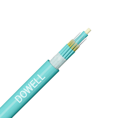LSZH Sheath Multi-purpose Breakout Fiber Optic Cable per interni 2 Core 12 Core Long Distance GJFJHV