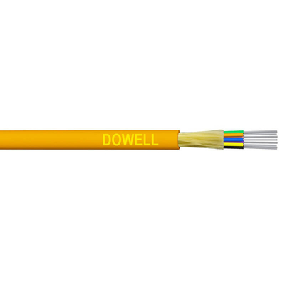 2-24 core Tight Buffer Fiber Bundle Cable con PVC LSZH Jacket e filati di aramide