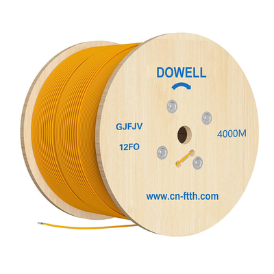 2-24 core Tight Buffer Fiber Bundle Cable con PVC LSZH Jacket e filati di aramide