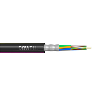 Cable in fibra ottica resistente all' acqua resistente all' schiacciamento con doppia giacca