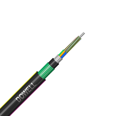 Cavo di rete in fibra ottica a colori Cavo di fibra ottica GYTA53 a 48 core con guaina esterna in PE
