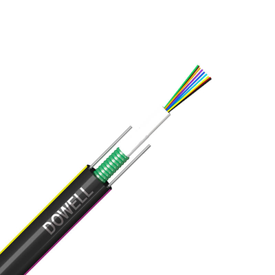 Cavo in fibra ottica di polietilene PE leggero blindato 48 core GYXTW singolo