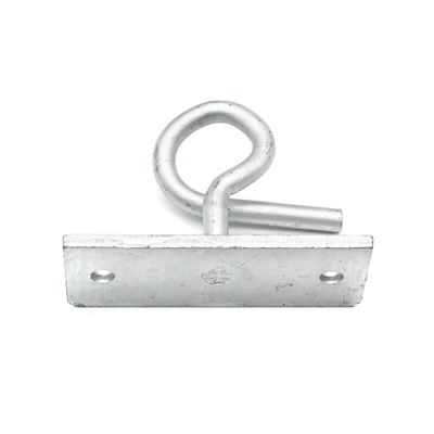 FTTH Drop Cable Fitting Draw Hook C-Type Aluminium Alloy Pole Bracket
