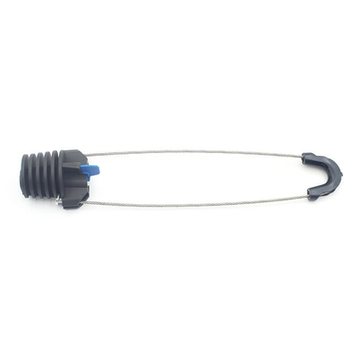FTTH Figura 8 Cavi Anchor Drop Clamp Montaggio di tutti gli hardware di linea di polo
