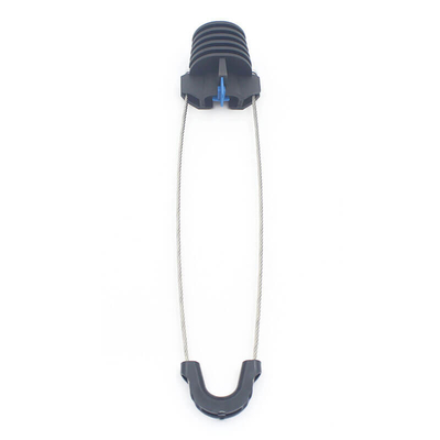 FTTH Figura 8 Cavi Anchor Drop Clamp Montaggio di tutti gli hardware di linea di polo