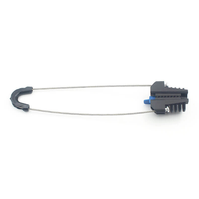 FTTH Figura 8 Cavi Anchor Drop Clamp Montaggio di tutti gli hardware di linea di polo