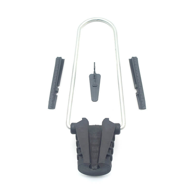 Clampo di ancoraggio ADSS in plastica di alluminio resistente ai raggi UV per reti FTTH FTTX FTTB