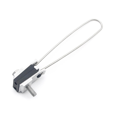Legatura di alluminio ADSS Anchor Clamp Self-adjusting per 4 core Overhead Aerial Cable