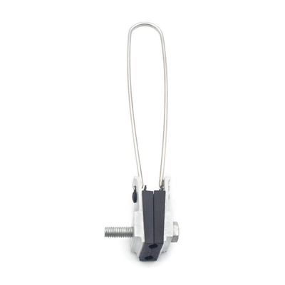 Legatura di alluminio ADSS Anchor Clamp Self-adjusting per 4 core Overhead Aerial Cable