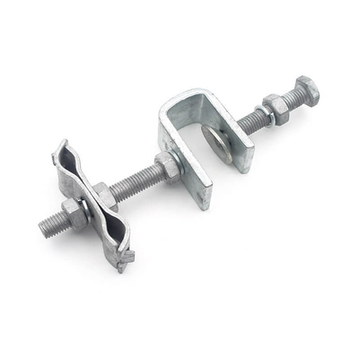 Acciaio Galvanizzato Down Lead Clamp Metal ADSS per palo e torre