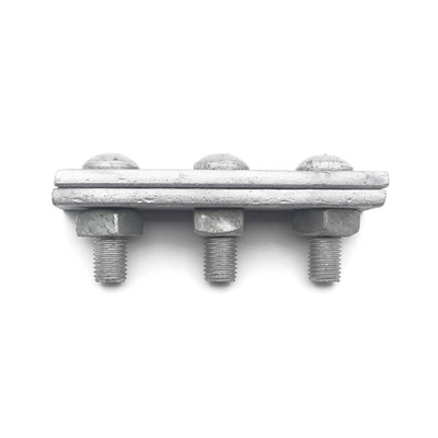 Clampo a 3 bulloni con scanalatura parallela, caldo galvanizzato