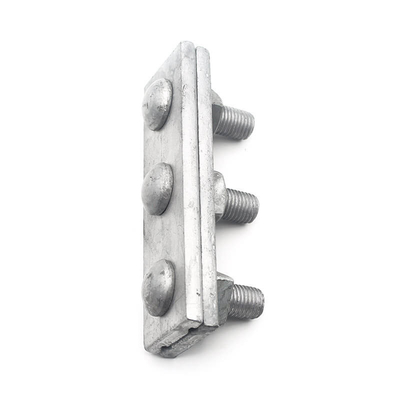 Clampo a 3 bulloni con scanalatura parallela, caldo galvanizzato