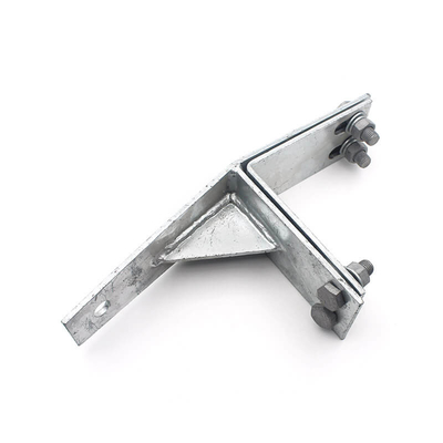 Fibra ottica ADSS Anchor Clamp Resistente alla tensione per angolo di polo