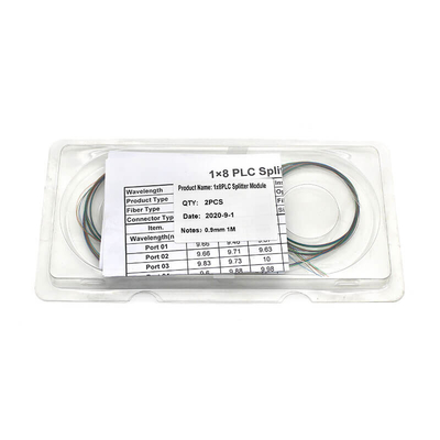 Splitter PLC a fibra ottica di tipo nudo 1X2 1X8 2X8 2X16 nelle reti PON