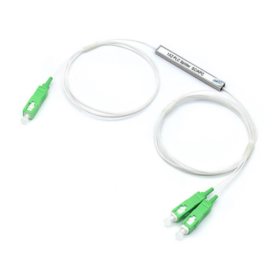 1X2 1X4 1X8 1X16 1X32 Mini Splitter PLC con connettore SC UPC SC APC per sensori a fibra ottica