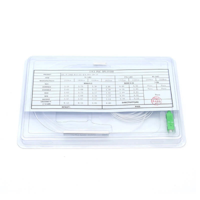 1X2 1X4 1X8 1X16 1X32 Mini Splitter PLC con connettore SC UPC SC APC per sensori a fibra ottica