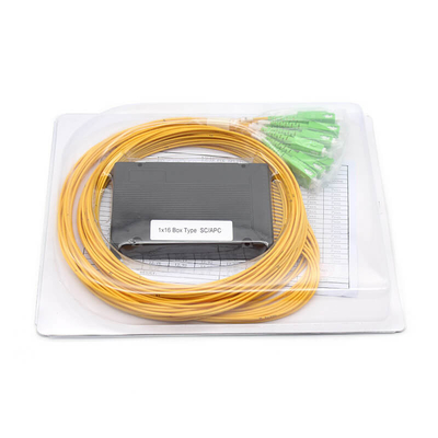 Tipo di scatola Fibra ottica PLC Splitter 1,5 metri con connettore SC APC