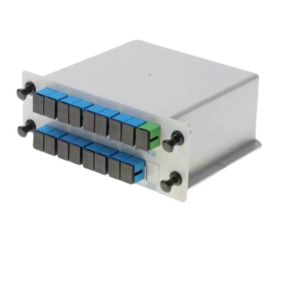 Tipo di cassetta 1x4 Splitter ottico 1x16 PLC Splitter SC APC