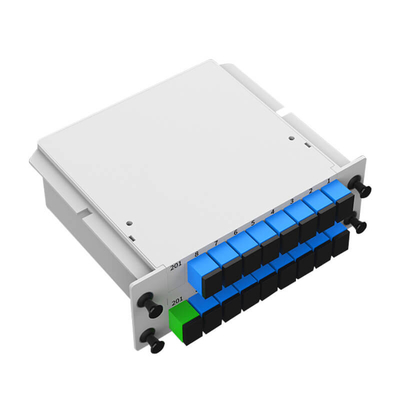 Tipo di cassetta 1x4 Splitter ottico 1x16 PLC Splitter SC APC