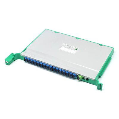Tipo di vassoio 1×N 2×N 1x32 Splitter ottico SM personalizzato con connettore SC FC
