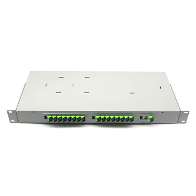 Rack tipo 19 pollici 1U 2U Fibre PLC Splitter SM CATV System