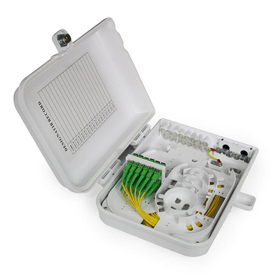 Casella di distribuzione in fibra ottica FTTH 12F per montaggio a parete all'interno e all'esterno