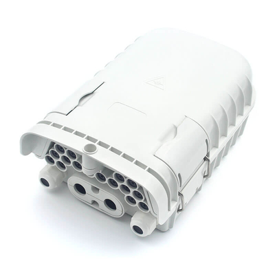 16 Core ABS Ftth Fiber Termination Box con 2x1:8 Tube Splitter impermeabile