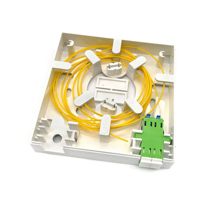 Fibra ottica bianca cavo di uscita Socket di parete ottica 4 nuclei OEM
