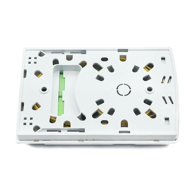 2 porte FTTH Wall Box Outlet ottico interno con adattatori SC Simplex LC Duplex