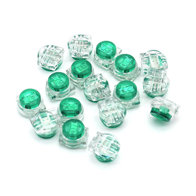 Gel riempito verde Scotchlok Butt terminali di connettore trasparente custodia di plastica