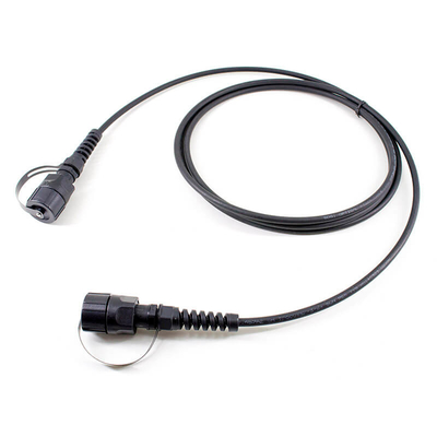 Cassa di plastica duplex Apc Fibre Connector Fibra ottica fini del cavo