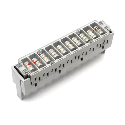 Moduli di interfaccia di blocco terminale ABS PBT per il blocco del tubo di gas a 3 poli
