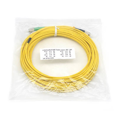 Resistenza all'umidità del cavo di patch in fibra ottica in PVC FC APC a FC UPC Tensibilità