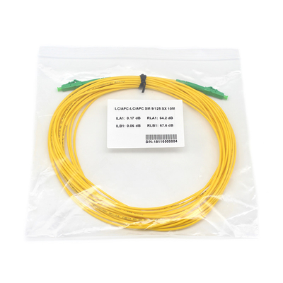 Cordone di patch in fibra ottica personalizzato LC APC MM per reti di spina dorsale