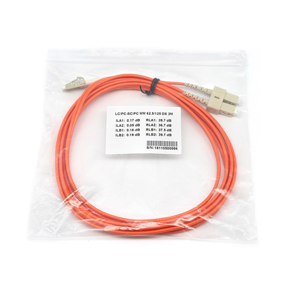Corde di patch in fibra ottica duplex ad alte prestazioni LC PC a SC PC