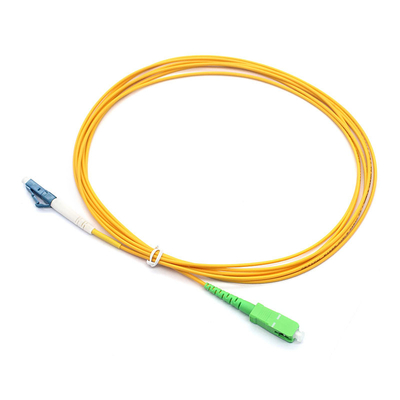 Simplex 9/125μM St Fiber Patch Cable SC APC To LC UPC SM Fiber Broad Band Network