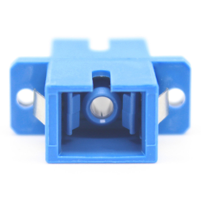 FTTH connettore in fibra ottica impermeabile SC UPC Simplex Adapter con flangia