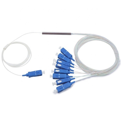 PVC LSZH Fibra ottica PLC Splitter Mini Tipo 1m, 1,5m Con connettore SC UPC