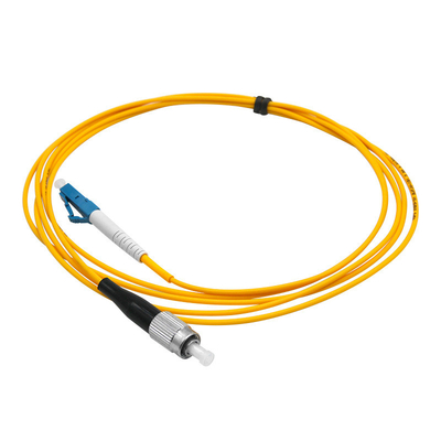 Giacca gialla LC UPC a FC UPC cordone di patch singolo Simplex G657A1 LSZH 2.0mm