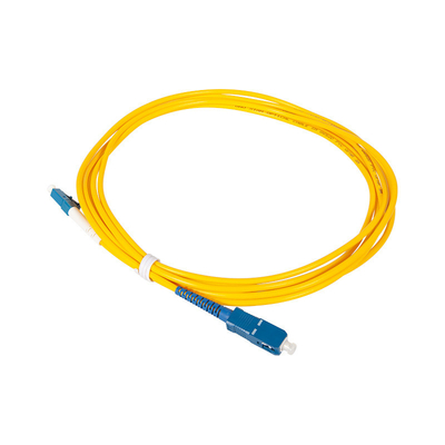 Lunghezza personalizzabile LC UPC a SC UPC Corde di patch ottico SM SX 3M, 5M,10M