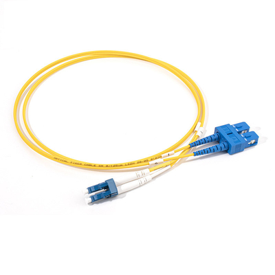 SM Duplex LC UPC a SC UPC Cable di fibra ottica 2.0 mm, G657A1, 3 metri