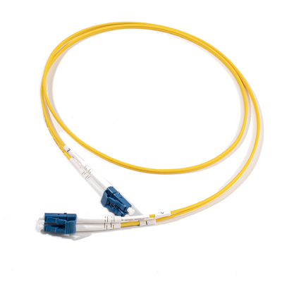 Cavo patch cord in fibra ottica Simplex Dx LC UPC a LC UPC LSZH 3.0MM, 5 metri