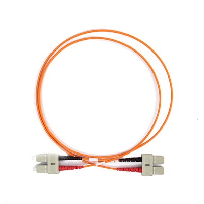 2.0mm Multimode Fiber Optic Patch Cables Duplex SC UPC a SC UPC 10 metri
